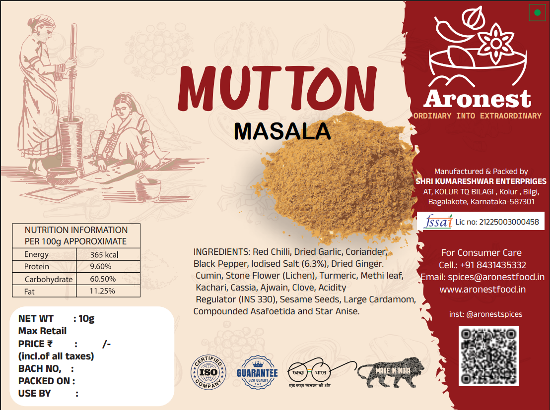 Aronest Mutton Masala